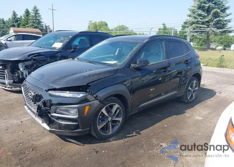2021 Hyundai Kona Limited из США, поврежденный, VIN KM8K3CA54MU629928